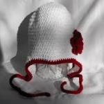 Earflap Hat With Ties And Flower Custom Color And..
