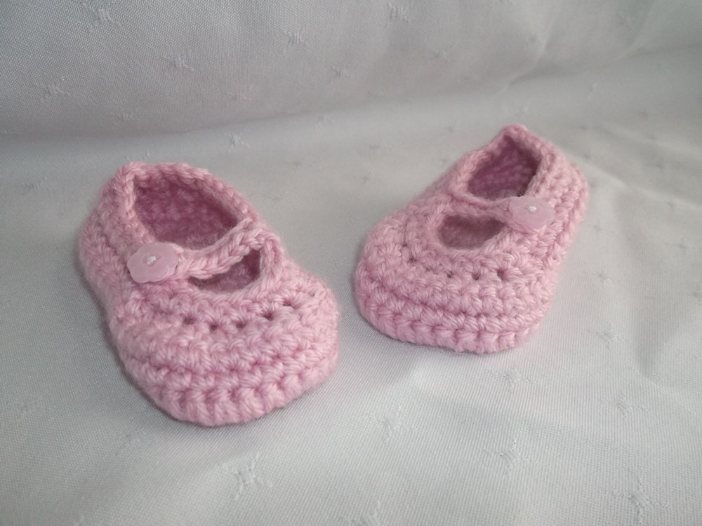 Newborn Baby Pink Mary Jane Shoes on Luulla